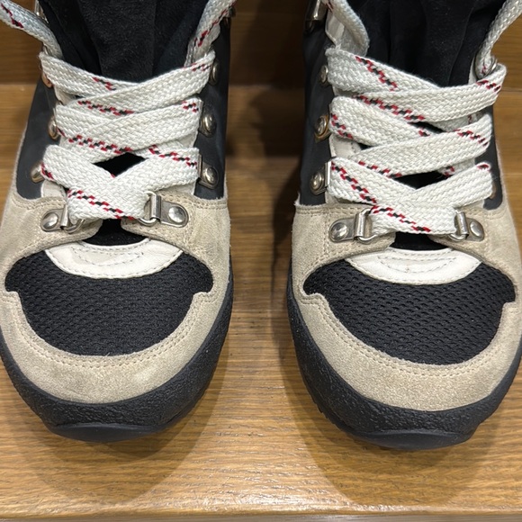 Isabel Marant Black and White High-Top Boots - Picture 5 of 12